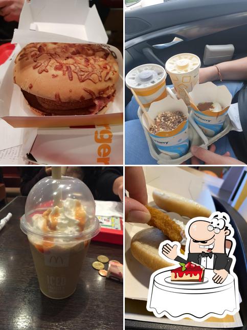 McDonald's offers a selection of desserts
