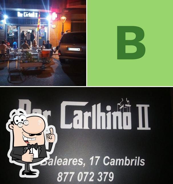 See this picture of Bar Carlhino II