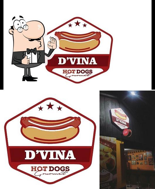 Look at this image of D'Vina Hot Dogs Gourmet