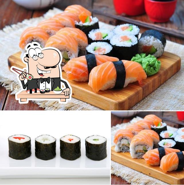 Prova le diverse opzioni di sushi