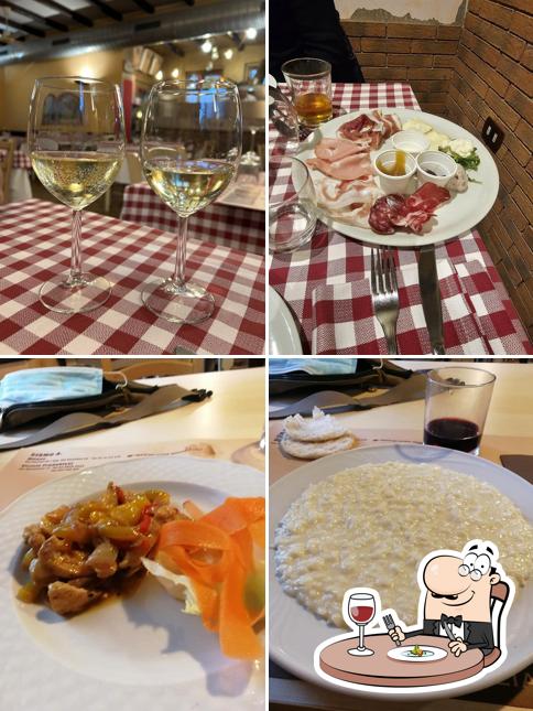 Cibo al Trattoria Dolce Emilia