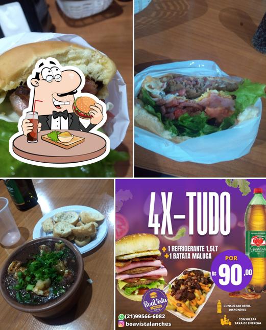 Consiga um hambúrguer no Boa Vista Lanches