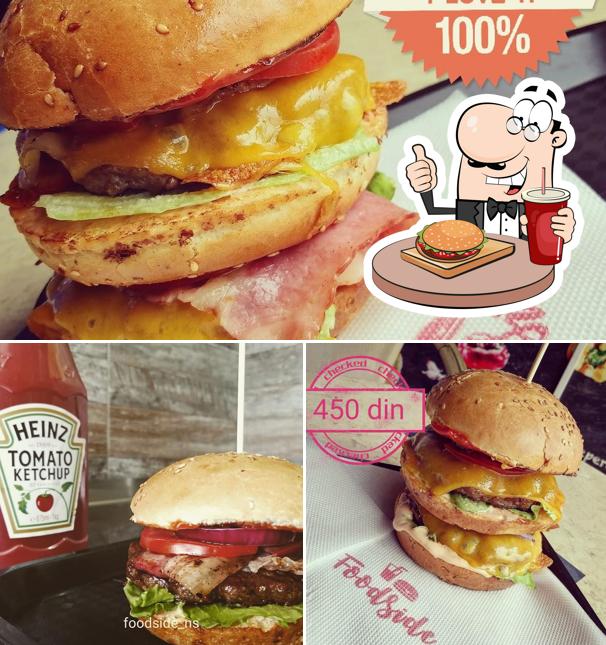 Les hamburgers de Foodside will satisferont différents goûts