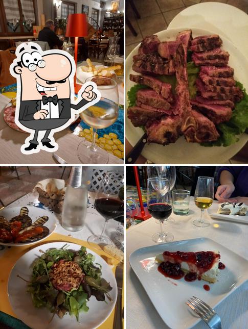 Gli interni di Osteria Le Spine