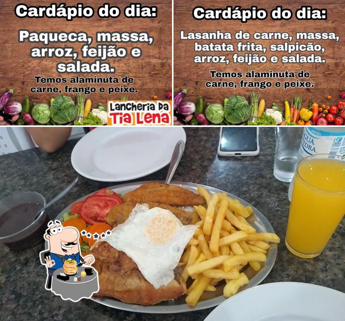 Comida em Lancheria Da Tia Lena