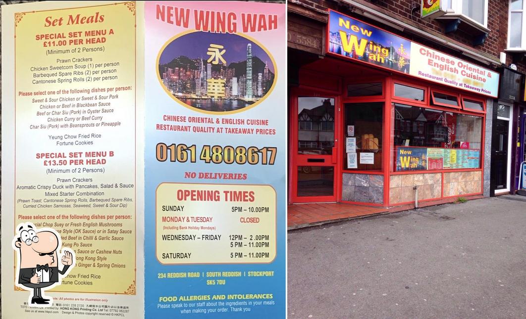 Wing Wah Chinese, 234 Reddish Rd in Stockport Restaurant menu and reviews