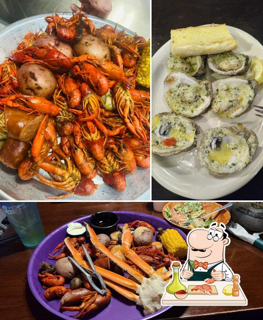 Get seafood at Swampwater Grill