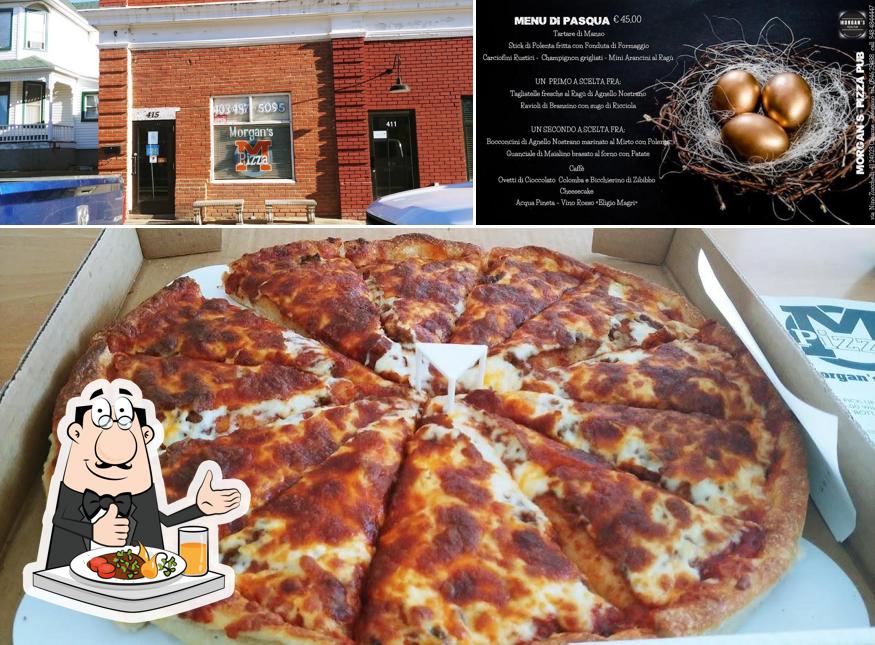 L’image de la nourriture et extérieur de Morgan's Pizza’s