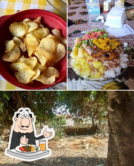 A foto da comida e exterior a Fazendinha Comida Caseira