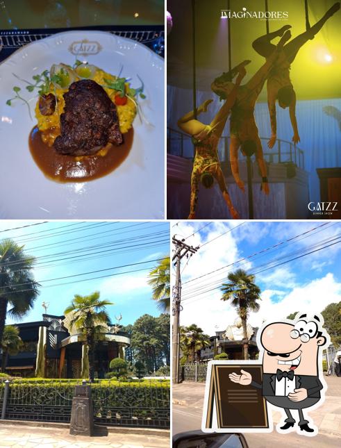 Confira a ilustração apresentando exterior e comida no Gatzz