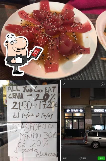 ristorante wan si caratterizza per la esterno e interni