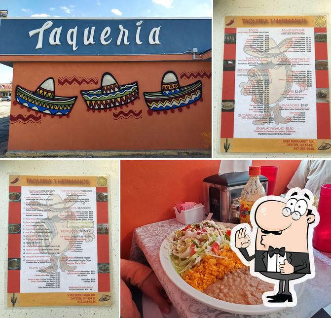 Here's a photo of Taqueria Tres Hermanos