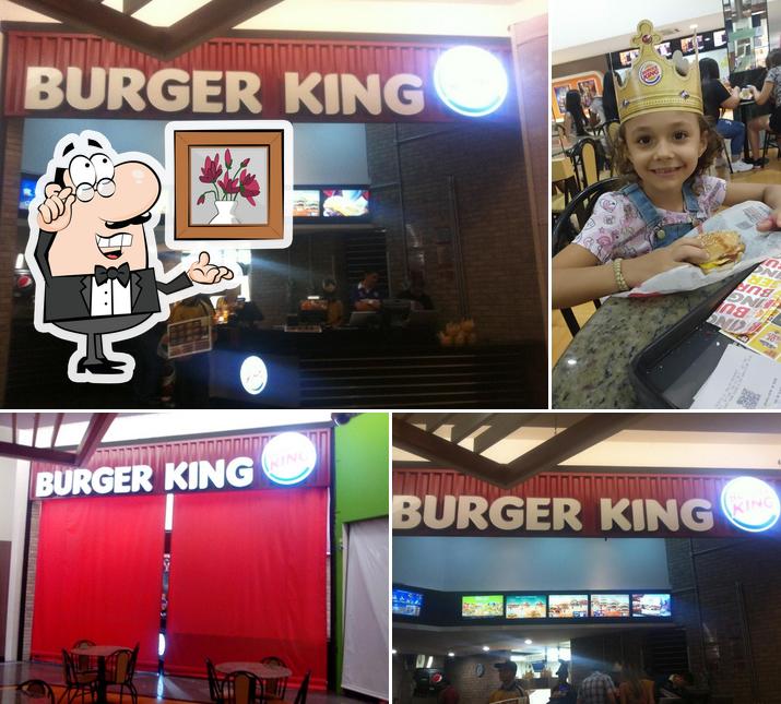 O interior do Burger King