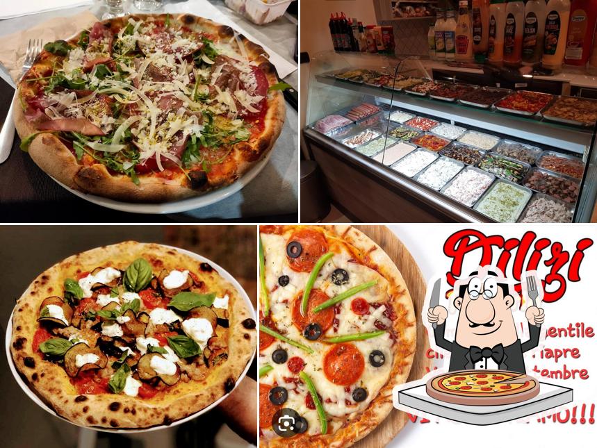 Pick various kinds of pizza