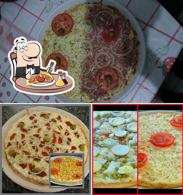 Peça diversos estilos de pizza