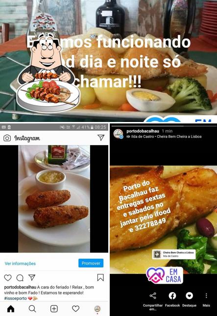 Comida em Porto do Bacalhau