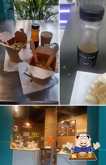 Among different things one can find food and interior at The Lucknow Canteen