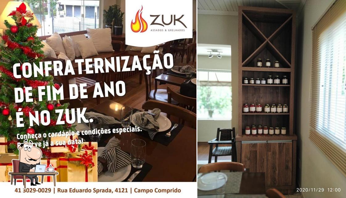 O interior do ZUK Assados