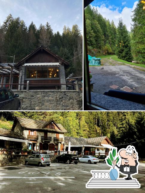 Gli esterni di Rifugio la Vasca