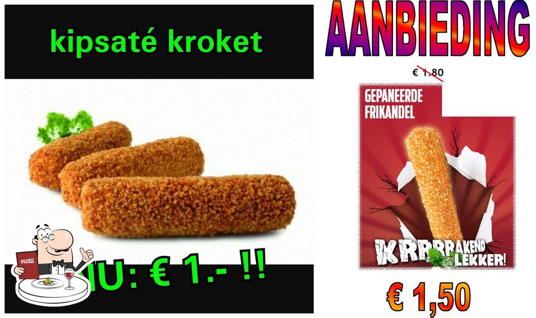 Nourriture à Cafetaria SnacK-Koning