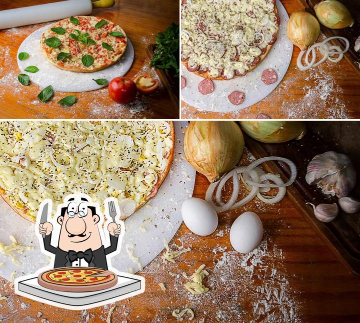 Peça diversos variedades de pizza