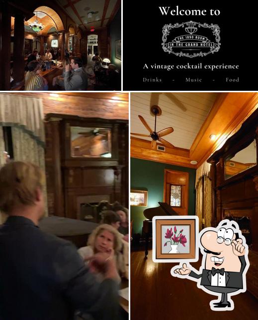 THE 1890 ROOM in The Grand Hotel in Hogansville Restaurant menu and