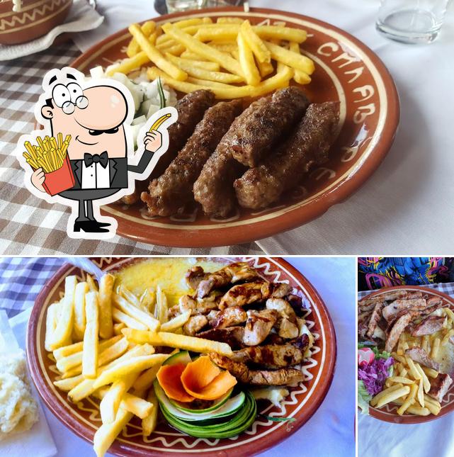 Essayez des pommes frites à Restoran Orešac