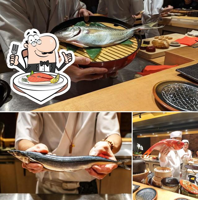 Sushi Okeya Kyujiro offre un menu pour les amateurs de fruits de mer