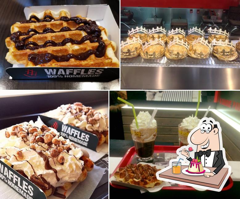 Waffle Factory Metz Saint-Jacques offre une sélection de desserts