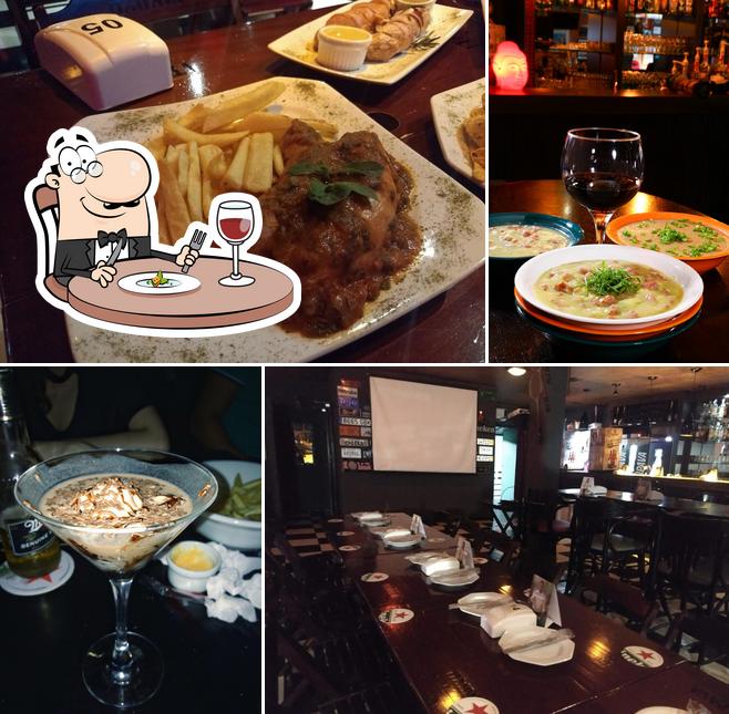 Platos en Cheers Irish Pub