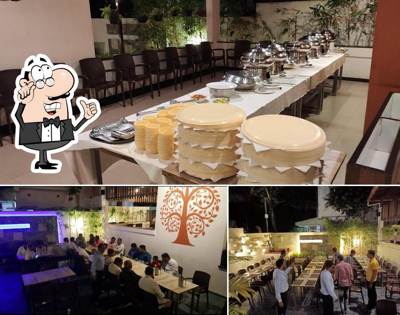 The interior of Madhuban Hotel