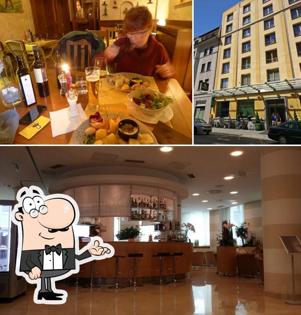 Gli interni di City Hotel Ljubljana