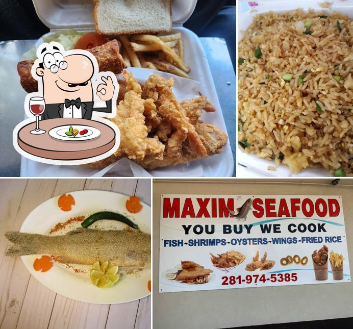 Maxim seafood in Houston Restaurant menu and reviews