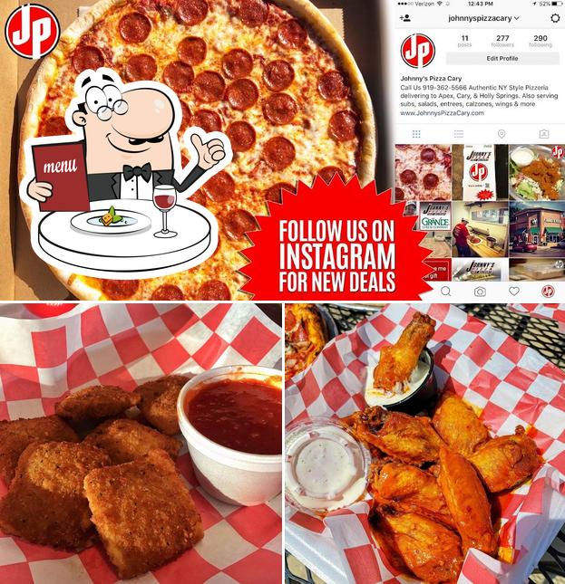 Pizzería Johnny's Pizza (Wake Forest), Wake Forest Carta del