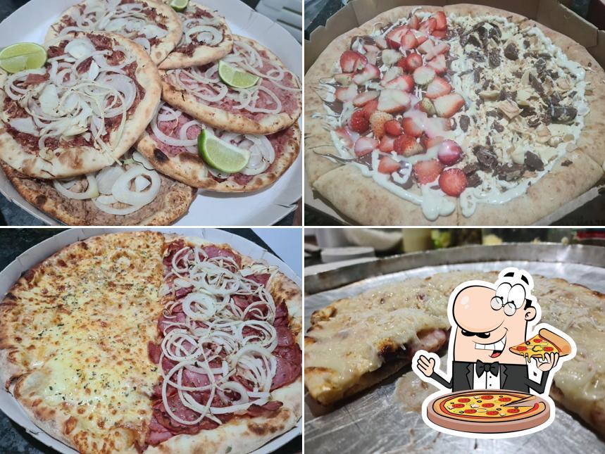 Experimente diferentes variedades de pizza