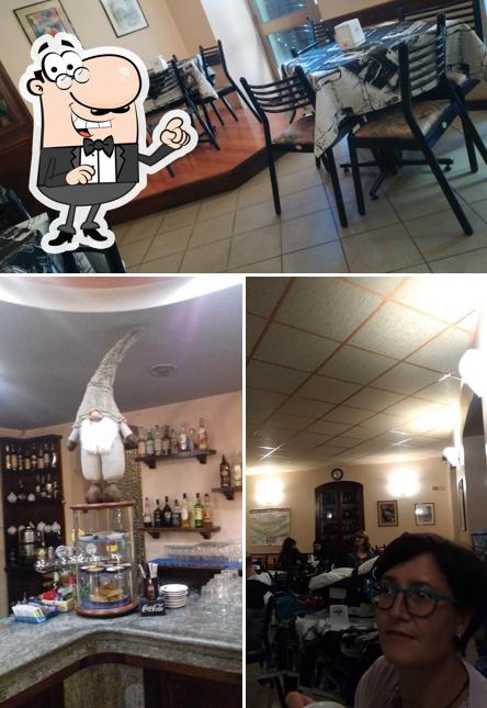 Gli interni di Bar dell'Angelo