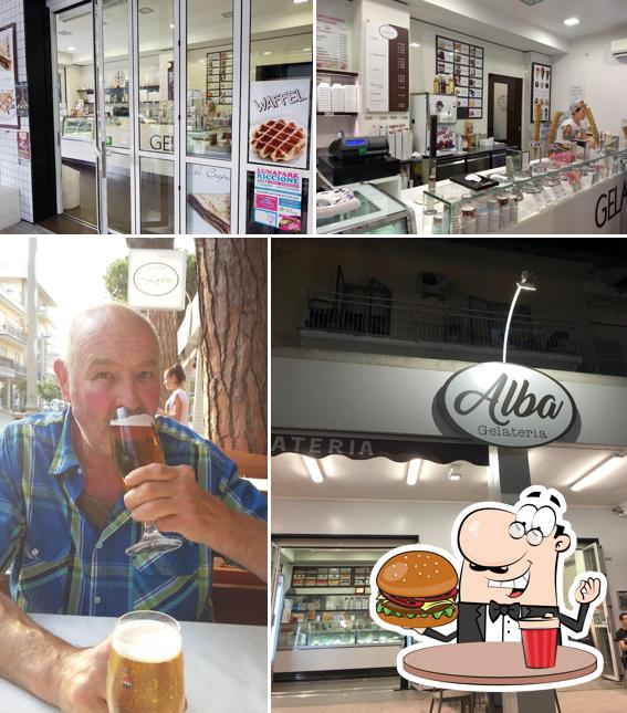 Prova un hamburger a Gelateria Alba