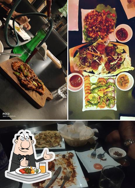 Food at Ginger Spice Lounge
