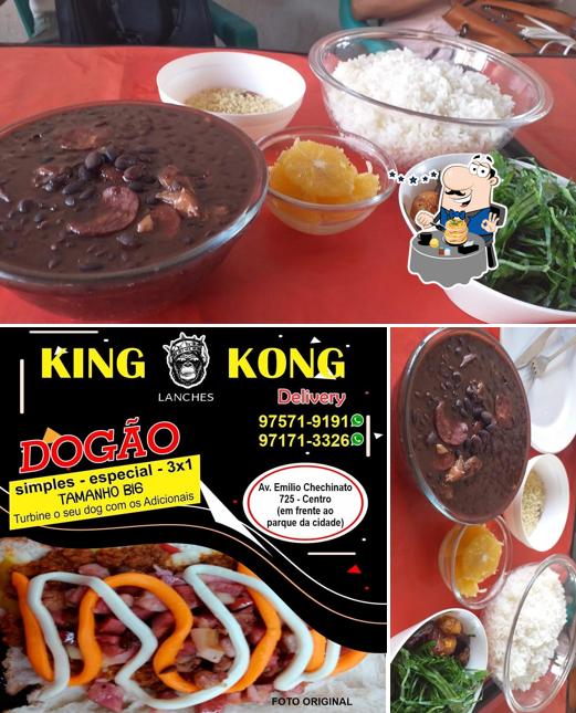 Comida em King Kong lanches