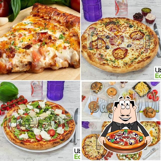 Prenez différents genres de pizzas