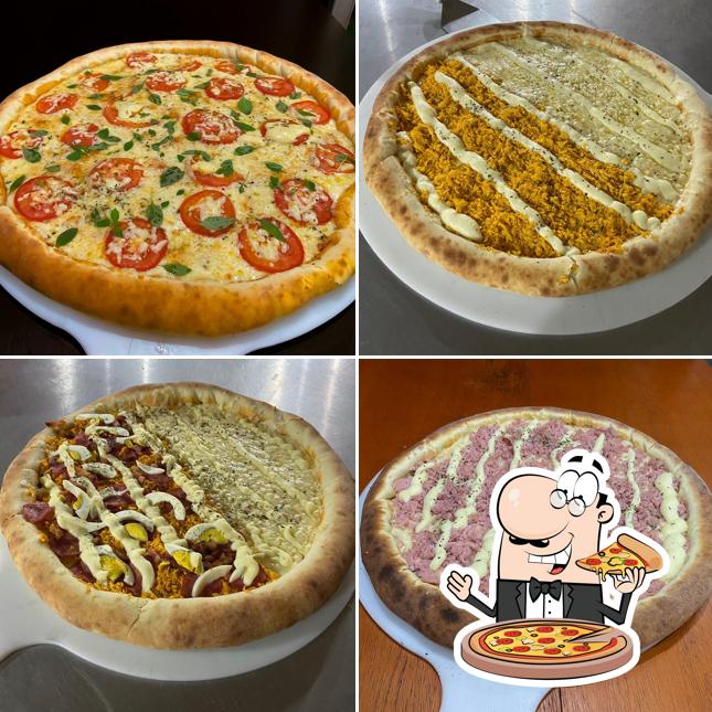 No Stilo's pizzaria, você pode provar pizza