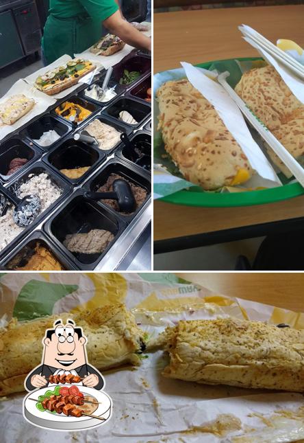 Platos en Subway