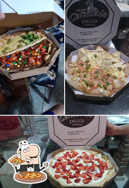 Experimente diversos tipos de pizza