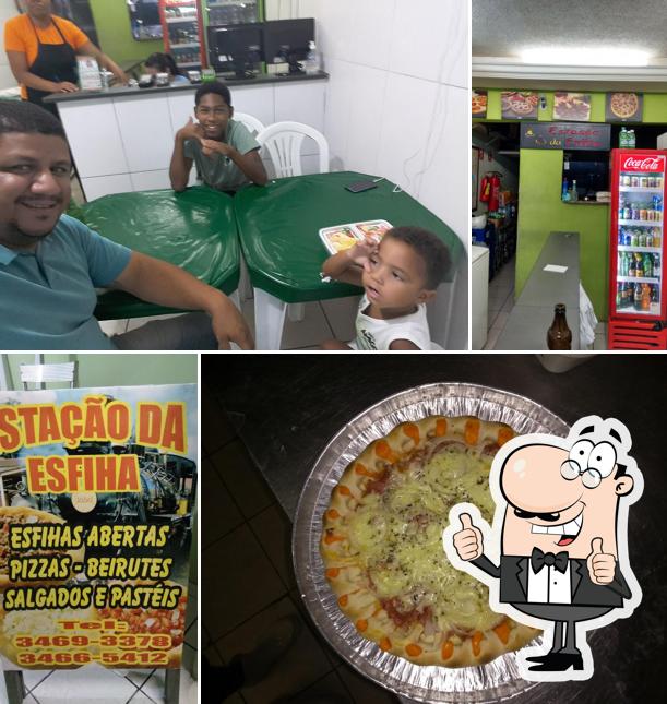 Estação da Esfiha restaurante, São Vicente, Av. Antonio Emmerich ...