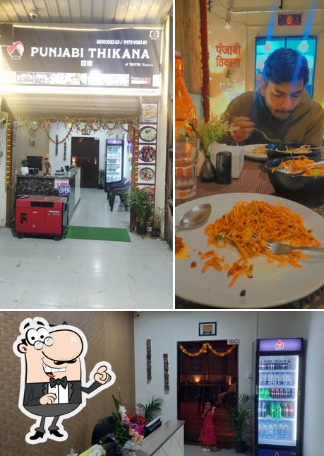 Among different things one can find interior and food at Punjabi Thikana