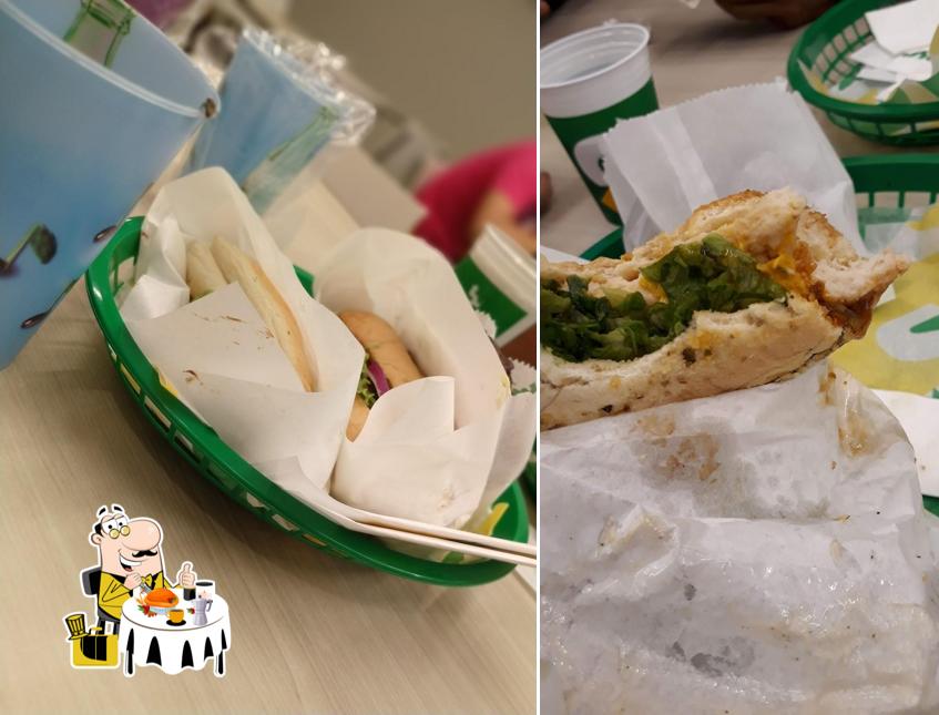 Comida em Subway
