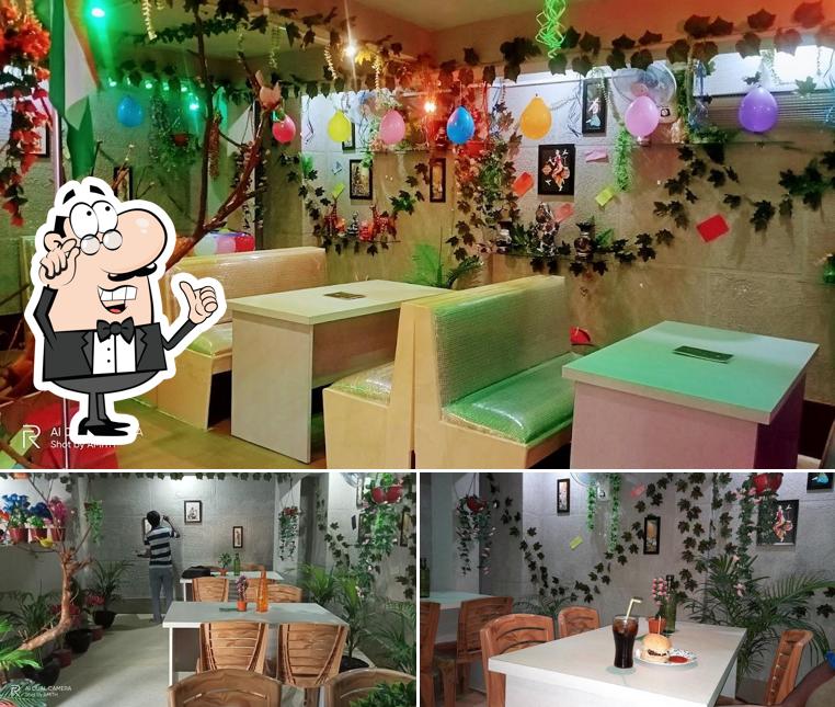 The interior of The Garden Cafe&Restro (ANA business & foundation)