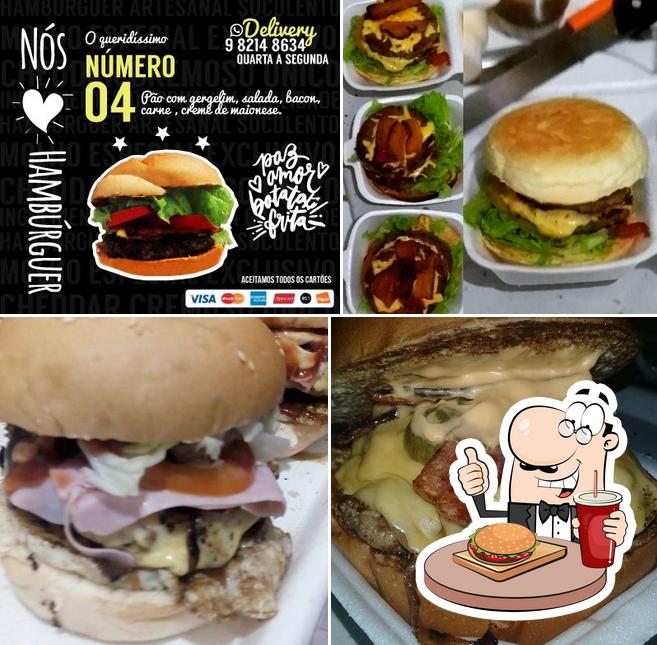 Pide una hamburguesa en Fast Burguer Cruz das Almas BA