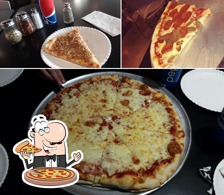 Try out different types of pizza