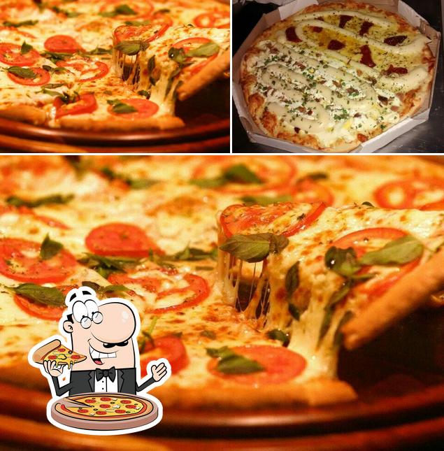 Consiga pizza no Golden Bar e Pizzaria